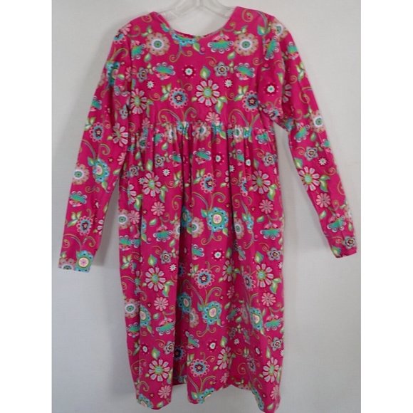 Corky's Kids Girl size 8 Corduroy Dress Pink Long Sleeve‎ Casual - Picture 1 of 6